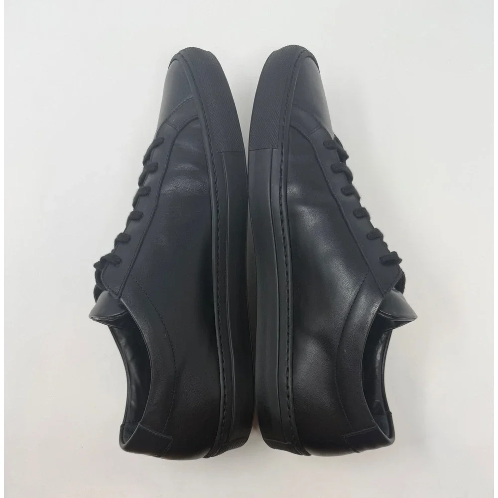 Common Projects Achilles Low Top Sneaker Black Size 11 US 44 EU - Picture 4 of 10